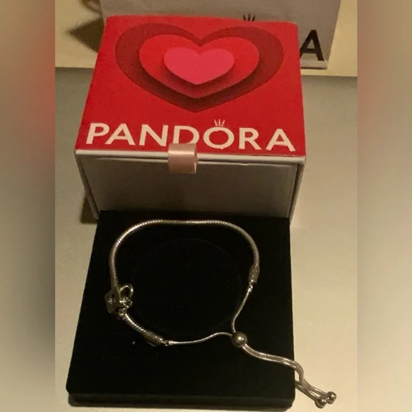 Pandora heart sliding bracelet deals